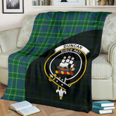 Duncan Ancient Tartan Crest Blanket - 3 Sizes